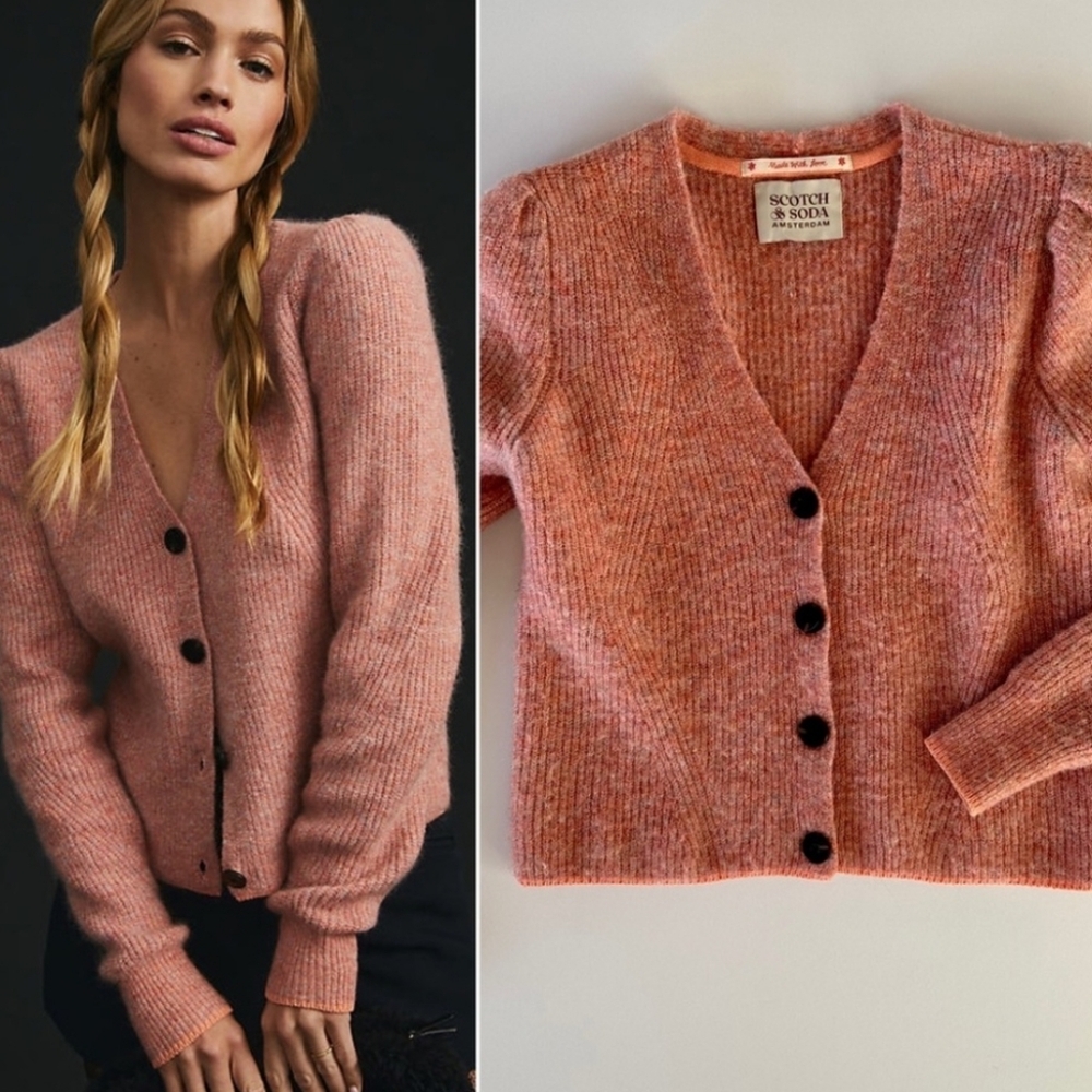 Scotch & Soda Amsterdam Sparkle Cardigan Sweater Size XS